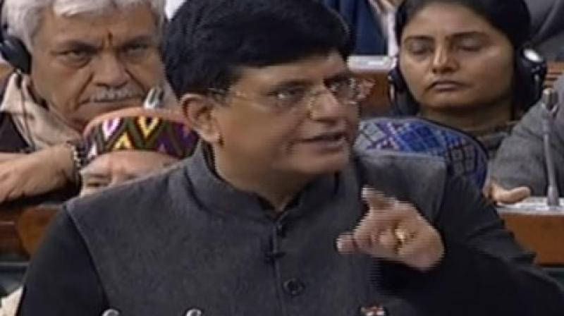 Finance Minister Goyal said: 'On behalf of all the people of India and our Government, thank all our taxpayers for their valuable contribution to nation-building and for providing a better quality of life to poor and marginalised.' (Photo: ANI) Finance Minister Goyal said: 'On behalf of all the people of India and our Government, thank all our taxpayers for their valuable contribution to nation-building and for providing a better quality of life to poor and marginalised.' (Photo: ANI)