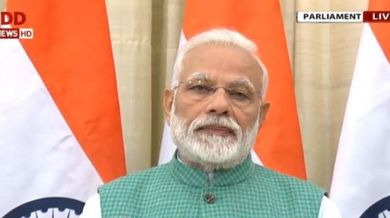'But now PM Kisan Samman Nidhi scheme will benefit over 12 crore farmers who own 5 acres or less than 5 acres of land,' Modi added. (Photo: ANI | Twitter) 'But now PM Kisan Samman Nidhi scheme will benefit over 12 crore farmers who own 5 acres or less than 5 acres of land,' Modi added. (Photo: ANI | Twitter)