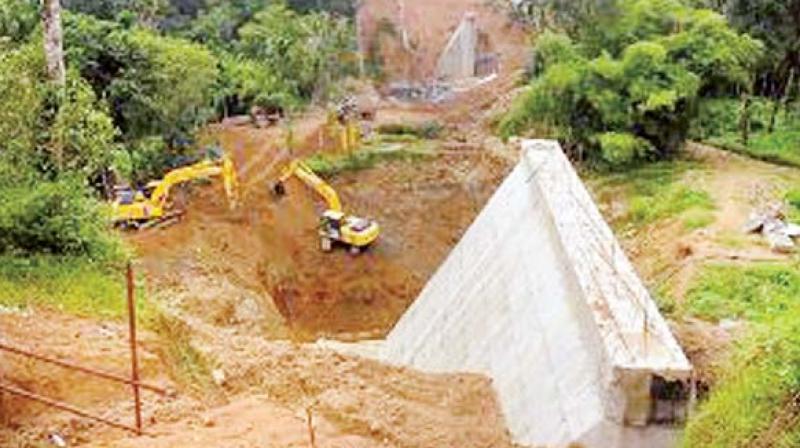 A file photo of Yettinahole project site near Sakleshpur A file photo of Yettinahole project site near Sakleshpur