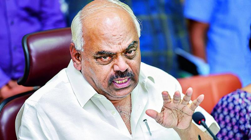The 17 lawmakers were disqualified by Ramesh Kumar for alleged anti-party activity on the basis of a bunch of petitions filed by Congress and JD(S) leaders. (Photo: AP) The 17 lawmakers were disqualified by Ramesh Kumar for alleged anti-party activity on the basis of a bunch of petitions filed by Congress and JD(S) leaders. (Photo: AP)