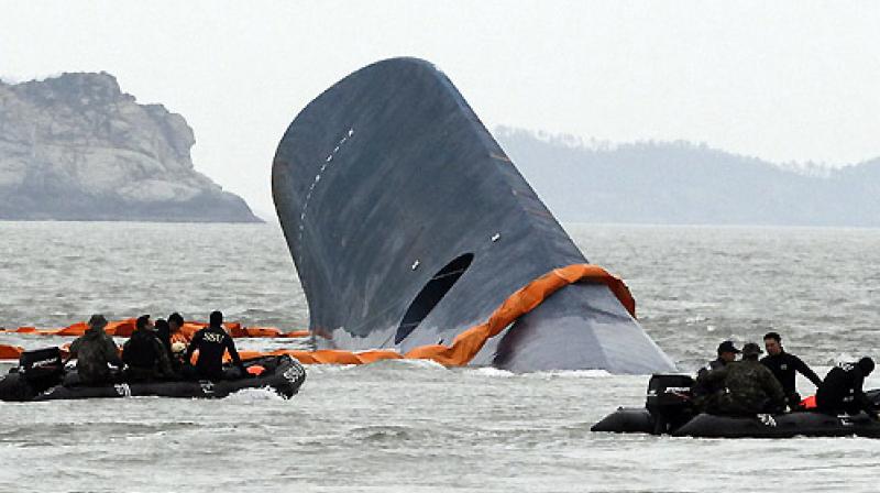 The 6,800-ton vessel sank off the country's south-western coast three years ago, claiming more than 300 lives. (Photo: AP) The 6,800-ton vessel sank off the country's south-western coast three years ago, claiming more than 300 lives. (Photo: AP)