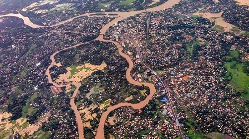 Union Home Minister Rajnath Singh on Sunday announced Rs 100 crore as an immediate central relief. (Photos: PTI/ AP) Union Home Minister Rajnath Singh on Sunday announced Rs 100 crore as an immediate central relief. (Photos: PTI/ AP)