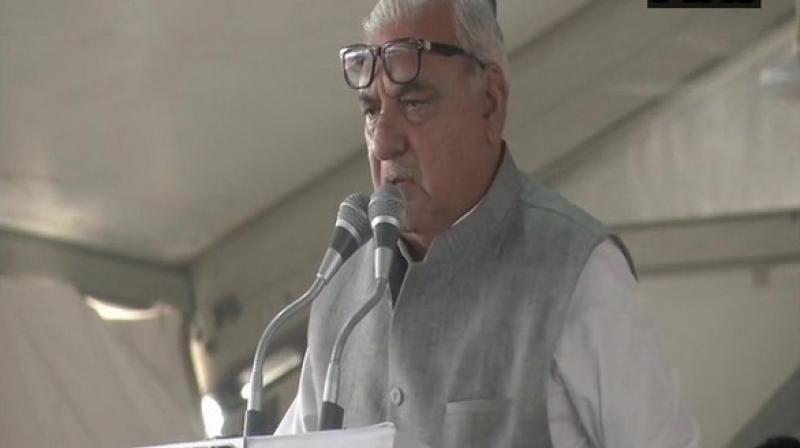 Continuing his tirade against the Congress leaders, Bhupinder Hooda said that like others, he never compromises when it comes to patriotism and self-respect. (Photo: ANI) Continuing his tirade against the Congress leaders, Bhupinder Hooda said that like others, he never compromises when it comes to patriotism and self-respect. (Photo: ANI)