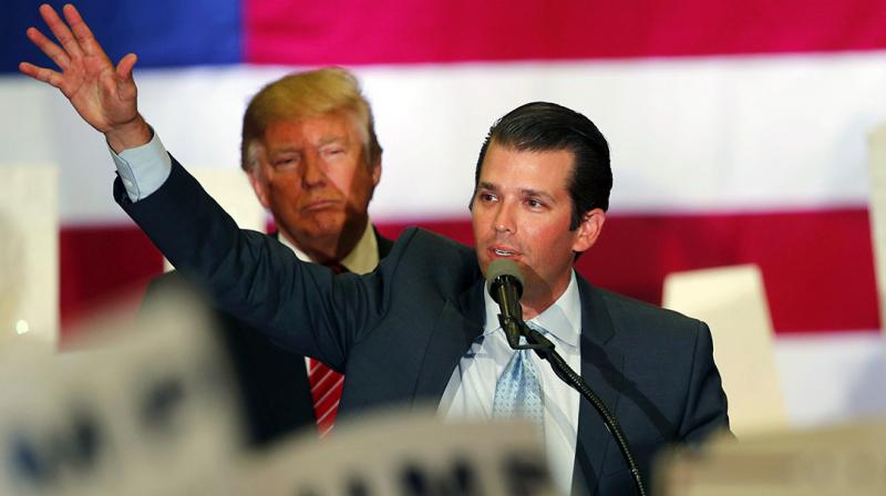 Trump Jr's appearance on Wednesday came amid mounting criticism of the Russia probes by some of his father's fellow Republicans in Congress. (Photo: AP) Trump Jr's appearance on Wednesday came amid mounting criticism of the Russia probes by some of his father's fellow Republicans in Congress. (Photo: AP)
