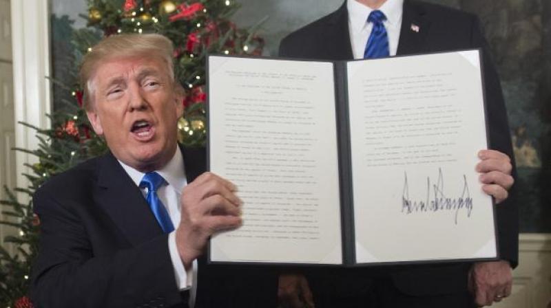 The world waited with bated breath since Monday amid reports of ‘delay’ in President Donald Trump’s statement. (Photo: AFP) The world waited with bated breath since Monday amid reports of ‘delay’ in President Donald Trump’s statement. (Photo: AFP)