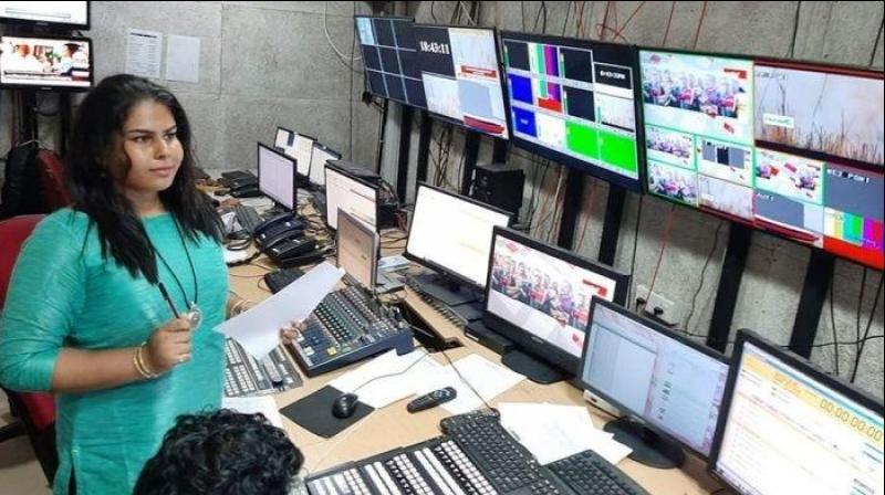 ‘After my post-graduation course in electronic media from the Trivandrum Institute of Journalism, I was working as an intern with Kairali TV. After interning for a week, the company offered me the post of ‘News Trainee’ after evaluating my performance,’ Saadiya said. (Photo: Facebook | Biju Muthathi) ‘After my post-graduation course in electronic media from the Trivandrum Institute of Journalism, I was working as an intern with Kairali TV. After interning for a week, the company offered me the post of ‘News Trainee’ after evaluating my performance,’ Saadiya said. (Photo: Facebook | Biju Muthathi)