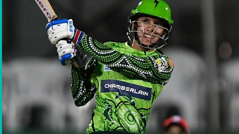 Sydney Thunder batter Smriti Mandhana. (Photo: Twitter/Women's Criczone) Sydney Thunder batter Smriti Mandhana. (Photo: Twitter/Women's Criczone)