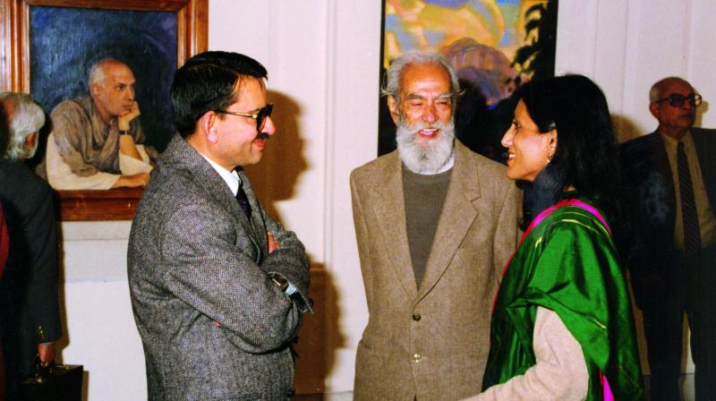File photo of Dr R.V. Vaidyanatha at Roerich Exhibition. File photo of Dr R.V. Vaidyanatha at Roerich Exhibition.