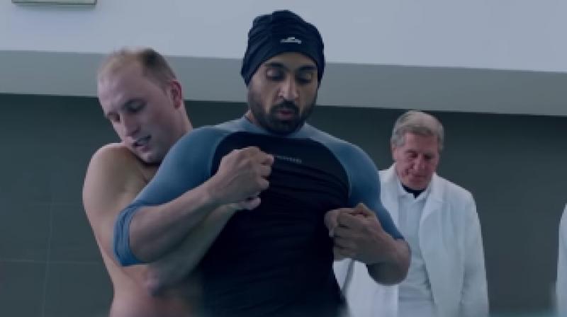 Diljit Dosanjh in the still from 'Soorma'. Diljit Dosanjh in the still from 'Soorma'.