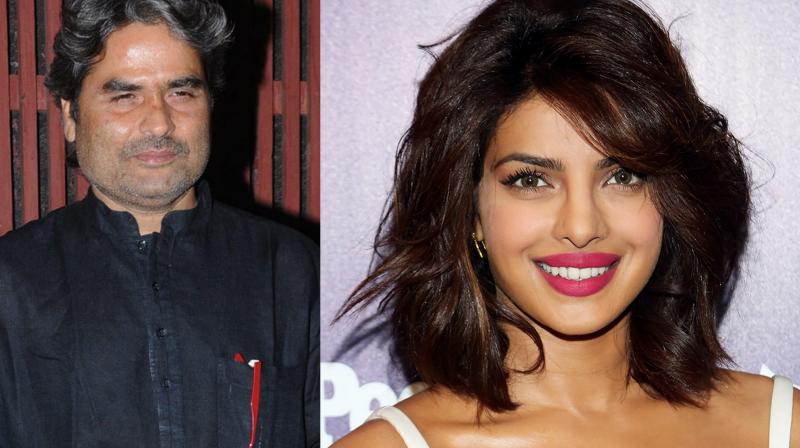 Vishal Bhardwaj and Priyanka Chopra. Vishal Bhardwaj and Priyanka Chopra.