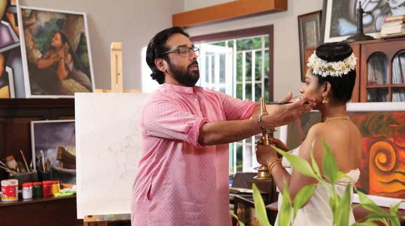The shooting of Madhaveeyam took place in Kozhikode and has wrapped up in October. The shooting of Madhaveeyam took place in Kozhikode and has wrapped up in October.