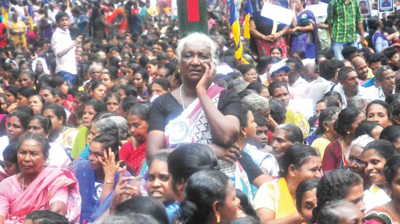 Thousands joined the march to Raj Bhavan which started from St. Joseph's Cathedral at Palayam in Thiruvananthapuram on Monday. (Photo: A. V. MUZAFAR) Thousands joined the march to Raj Bhavan which started from St. Joseph's Cathedral at Palayam in Thiruvananthapuram on Monday. (Photo: A. V. MUZAFAR)