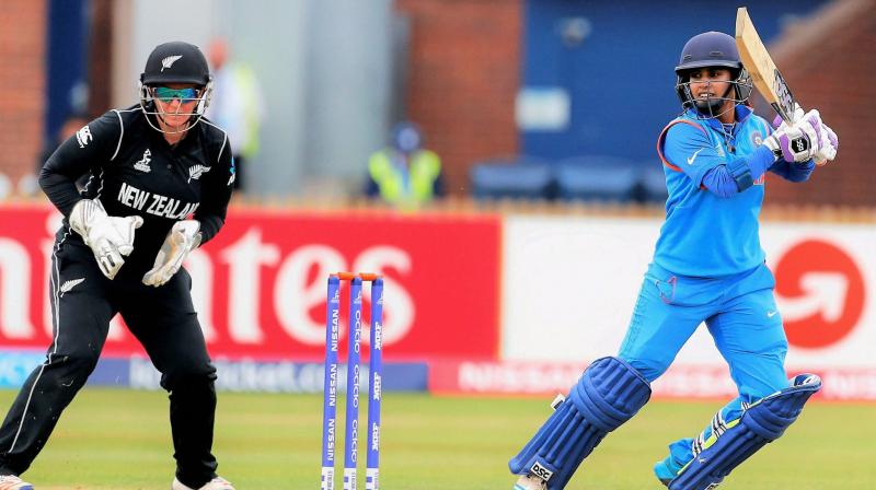 India's Mithali Raj plays a shot against New Zealand during the ICC Women's World Cup match in Derby on Saturday. (Photo: AP) India's Mithali Raj plays a shot against New Zealand during the ICC Women's World Cup match in Derby on Saturday. (Photo: AP)