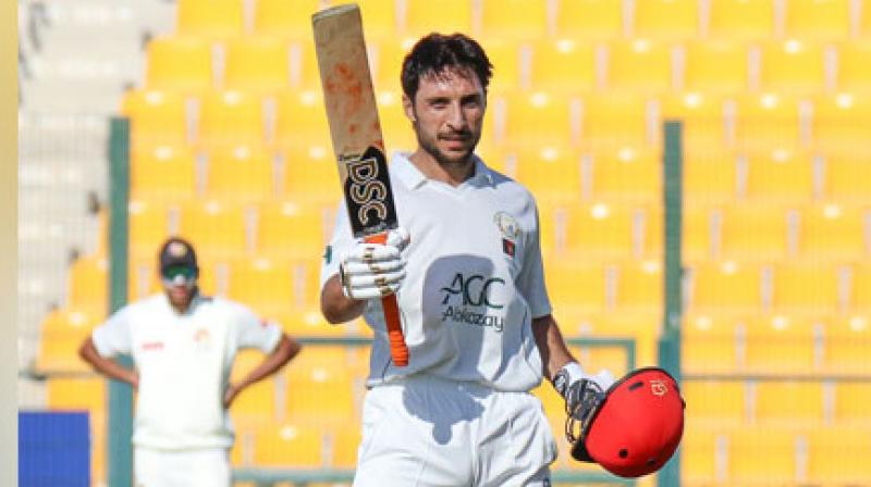 All-rounder Rahmat Shah on Thursday became the first cricketer from Afghanistan to score a Test century. (Photo: Rahmat Shah/Twitter) All-rounder Rahmat Shah on Thursday became the first cricketer from Afghanistan to score a Test century. (Photo: Rahmat Shah/Twitter)