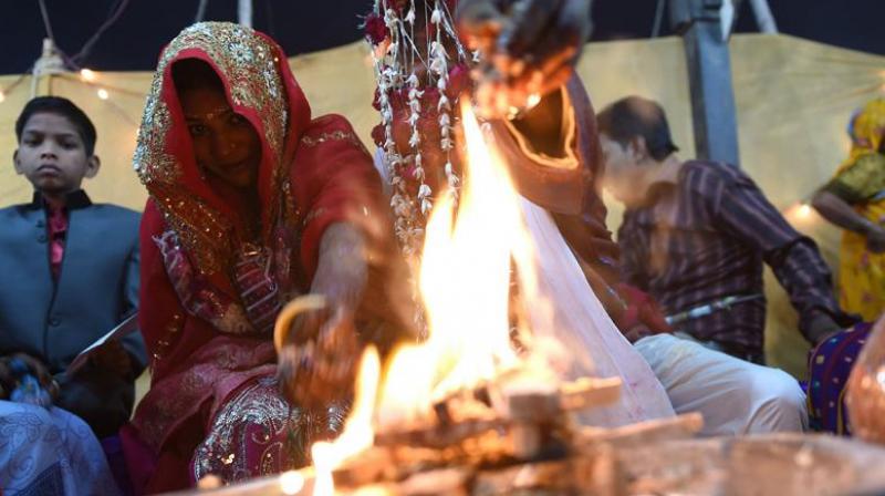 The Hindu Marriage Bill 2017, which is the first elaborate Hindu community's personal law, was adopted by the Senate on Friday. (Photo: Representational Image) The Hindu Marriage Bill 2017, which is the first elaborate Hindu community's personal law, was adopted by the Senate on Friday. (Photo: Representational Image)