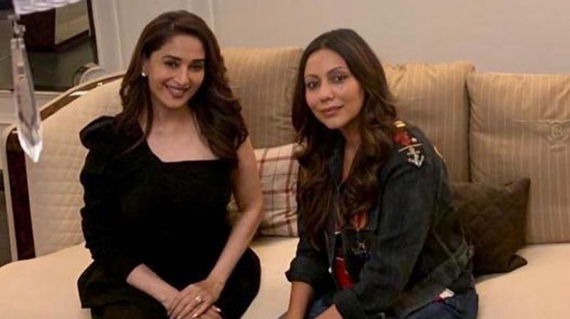 Gauri Khan with Madhuri Dixit. (Photo: Instagram) Gauri Khan with Madhuri Dixit. (Photo: Instagram)