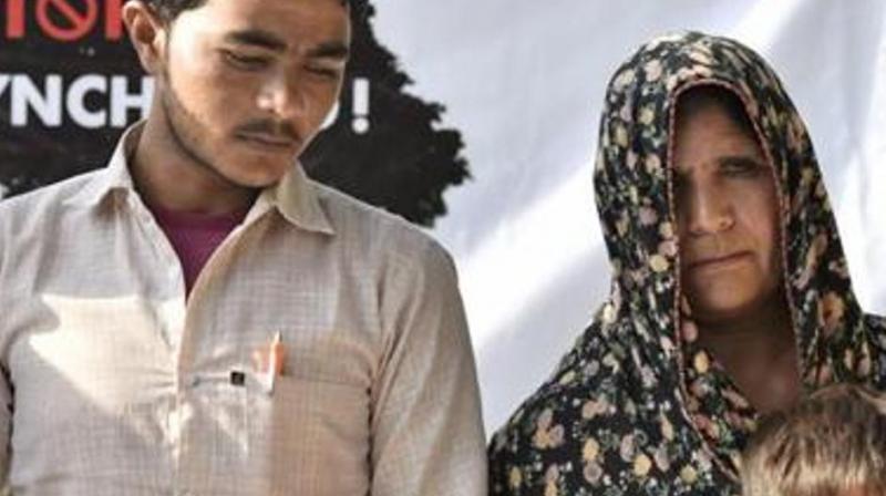Khan’s family said they were disappointed after learning that Rajasthan police had filed a chargesheet against him. They said they had expected justice from the Congress government. (Photo: PTI) Khan’s family said they were disappointed after learning that Rajasthan police had filed a chargesheet against him. They said they had expected justice from the Congress government. (Photo: PTI)