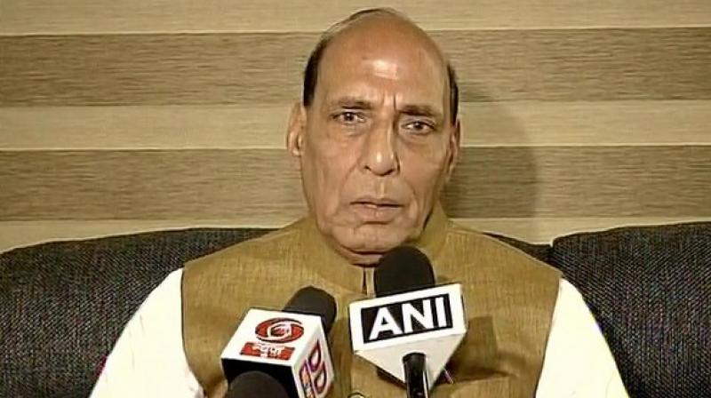 We have been deeply pained by the incident and the entire nation is in shock over it, Rajnath said. (Photo: ANI/Twitter) We have been deeply pained by the incident and the entire nation is in shock over it, Rajnath said. (Photo: ANI/Twitter)