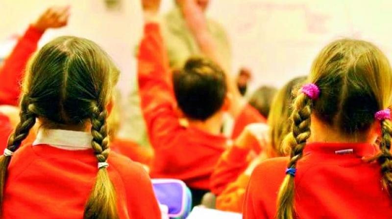 A television network secretly filmed a documentary. Footage showed boys entering a bus from the front and girls from the back. (Representational image) A television network secretly filmed a documentary. Footage showed boys entering a bus from the front and girls from the back. (Representational image)