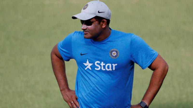 Anil Kumble, who replaced Ravi Shastri (Team Director) last year as the chief coach before the tour of West Indies, was given a one-year contract till end of June 2017. (Photo: PTI) Anil Kumble, who replaced Ravi Shastri (Team Director) last year as the chief coach before the tour of West Indies, was given a one-year contract till end of June 2017. (Photo: PTI)