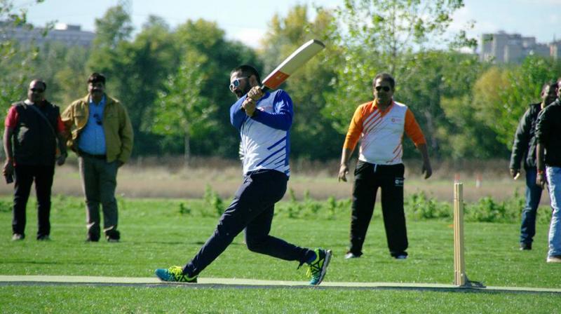 Despite cricket not being that popular in Spain, a large turnout was seen, as MS Dhoni made an appearance at the Madrid Cricket Club. (Photo: Madrid Cricket Club/ Twitter) Despite cricket not being that popular in Spain, a large turnout was seen, as MS Dhoni made an appearance at the Madrid Cricket Club. (Photo: Madrid Cricket Club/ Twitter)