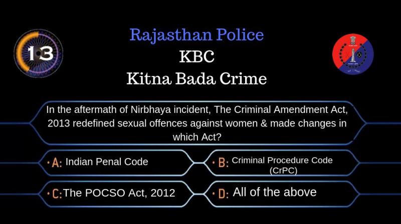 Anyone following the Rajasthan Police on Facebook and Twitter can answer the simple questions. (Photo: Twitter | @PoliceRajasthan) Anyone following the Rajasthan Police on Facebook and Twitter can answer the simple questions. (Photo: Twitter | @PoliceRajasthan)
