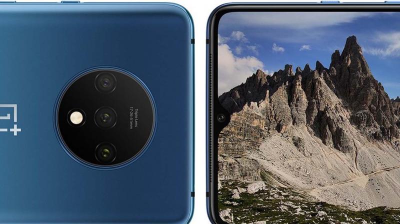 The 7T comes with a triple back camera that includes a 48 MP primary, an ultra-wide and a telephoto camera, all of which is tastefully placed in a large halo ring right above the OnePlus logo. The 7T comes with a triple back camera that includes a 48 MP primary, an ultra-wide and a telephoto camera, all of which is tastefully placed in a large halo ring right above the OnePlus logo.