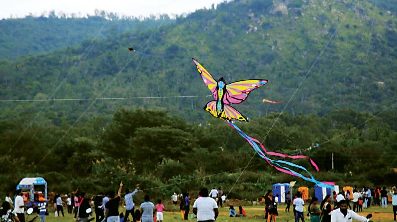 “The Internet has been a blessing for us to reach out to the youth and introduce the old tradition of kite flying to them. Dasara too provides us with a similar platform,” said Mr Rao “The Internet has been a blessing for us to reach out to the youth and introduce the old tradition of kite flying to them. Dasara too provides us with a similar platform,” said Mr Rao