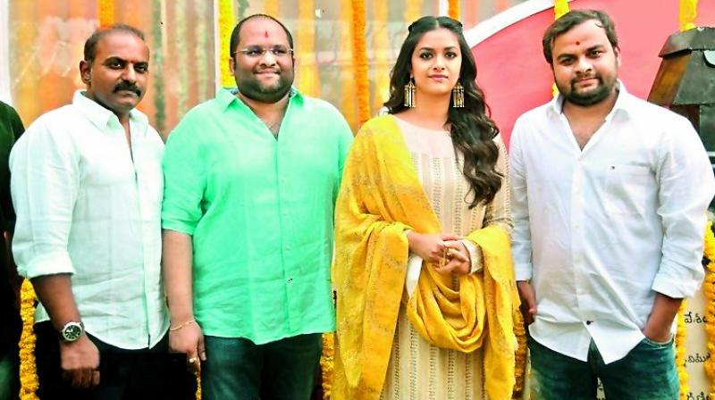 Post the super success of Mahanati, actress Keerthy Suresh has signed her next project in Telugu. Post the super success of Mahanati, actress Keerthy Suresh has signed her next project in Telugu.
