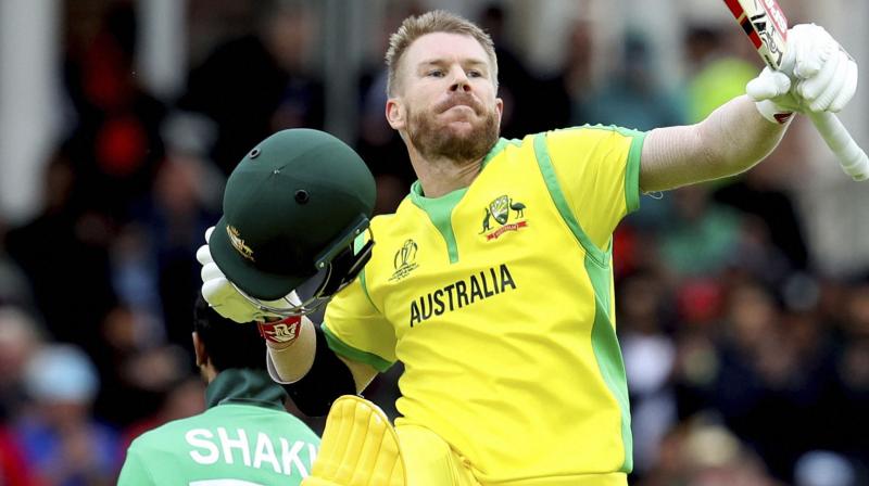 David Warner and Aaron Finch have been by far the most productive opening partnership in this World Cup and they again did their foundation job, eschewing too many high-risk shots to put on 121. (Photo: AP/PTI) David Warner and Aaron Finch have been by far the most productive opening partnership in this World Cup and they again did their foundation job, eschewing too many high-risk shots to put on 121. (Photo: AP/PTI)