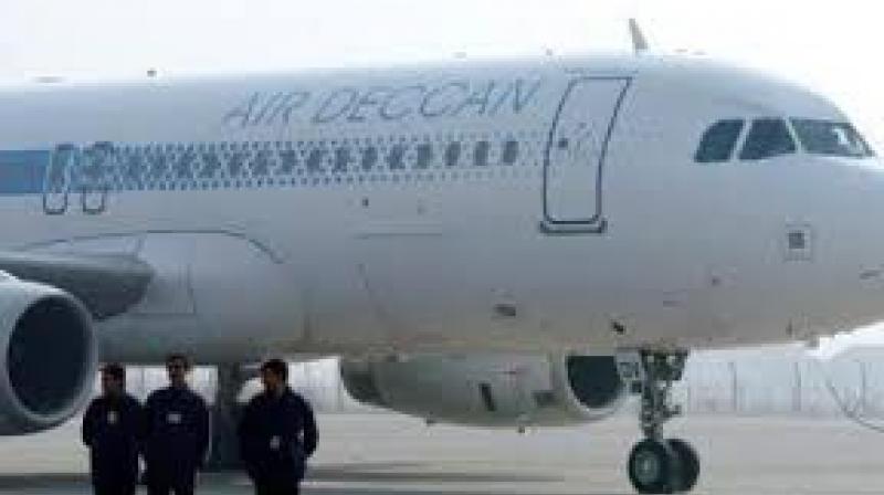 Air Deccan aircraft landed at the airport here on a trial run from Agartala. Air Deccan aircraft landed at the airport here on a trial run from Agartala.