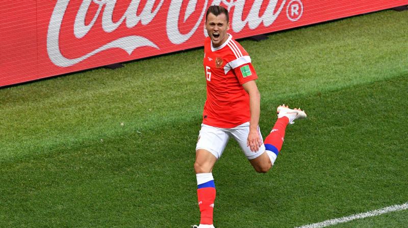 Denis Cheryshev's scored brace as Russia hammered Saudi Arabia confortably. (Photo: AFP) Denis Cheryshev's scored brace as Russia hammered Saudi Arabia confortably. (Photo: AFP)