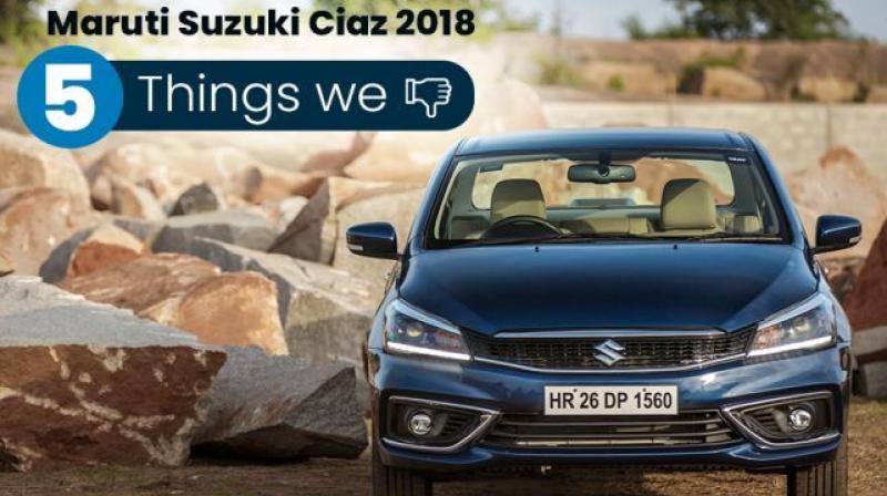 Despite being one of the most well-rounded packages in the segment, the competitively priced Maruti Suzuki Ciaz facelift still leaves us wanting in some departments. Despite being one of the most well-rounded packages in the segment, the competitively priced Maruti Suzuki Ciaz facelift still leaves us wanting in some departments.