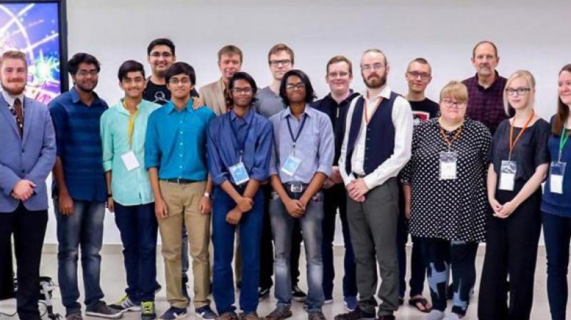 The winning team “Incendium” comprising of Saptarshi Mazumder, Rajarshi Mazumder, Koushik Bhargav, Aneek Banerjee, Saurav Raj and Saurabh Ghanekar. The winning team “Incendium” comprising of Saptarshi Mazumder, Rajarshi Mazumder, Koushik Bhargav, Aneek Banerjee, Saurav Raj and Saurabh Ghanekar.