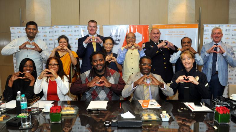 Group Picture to promote peace and harmony. Group Picture to promote peace and harmony.