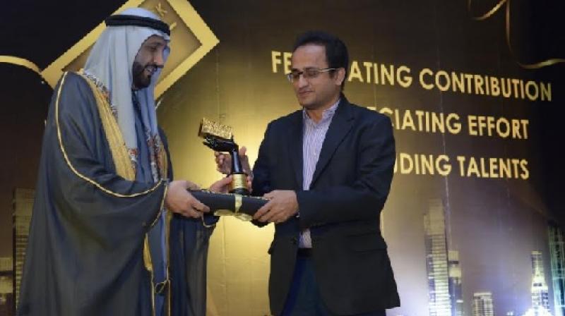 Mr. Sankar, Chief Operating Officer, Karle Infra (Right) Accepting the Award Mr. Sankar, Chief Operating Officer, Karle Infra (Right) Accepting the Award