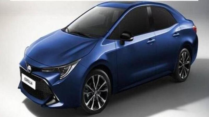 Toyota is expected to showcase its new Corolla sedan at the upcoming Guangzhou Motor Show in China. Toyota is expected to showcase its new Corolla sedan at the upcoming Guangzhou Motor Show in China.