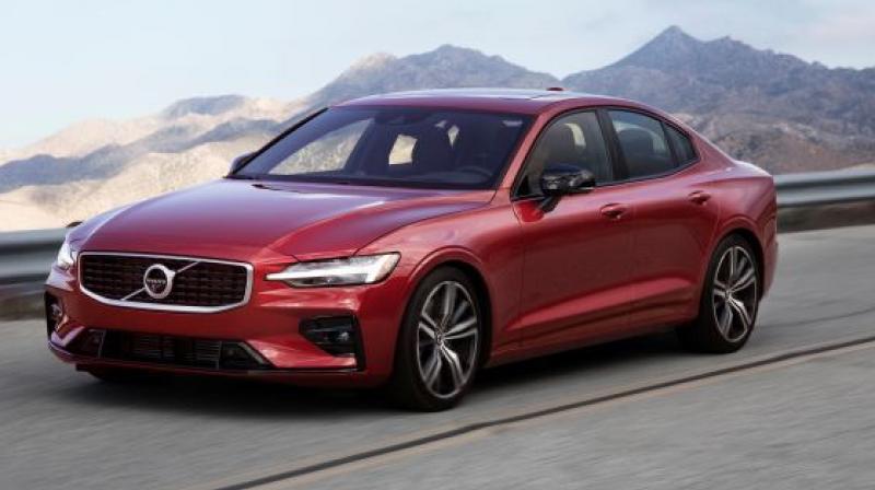 The S60 sedan was first revealed in June 2018 and is manufactured at Volvo’s plant in the US The S60 sedan was first revealed in June 2018 and is manufactured at Volvo’s plant in the US