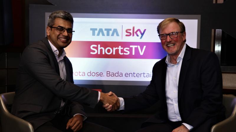 Tata Sky ShortsTV, will provide about 600 hours of unconventional and captivating short format stories on a single platform that can be accessed on-the-go. Tata Sky ShortsTV, will provide about 600 hours of unconventional and captivating short format stories on a single platform that can be accessed on-the-go.