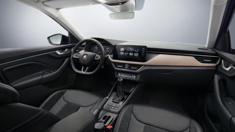 Skoda has previously revealed images of the car covered in camouflage as well. Skoda has previously revealed images of the car covered in camouflage as well.