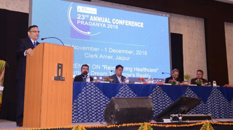 Indu Bhushan, CEO, Ayushman Bharat. Indu Bhushan, CEO, Ayushman Bharat.