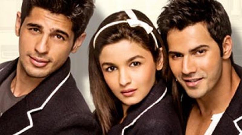 Sidharth Malhotra, Alia Bhatt and Varun Dhawan. Sidharth Malhotra, Alia Bhatt and Varun Dhawan.