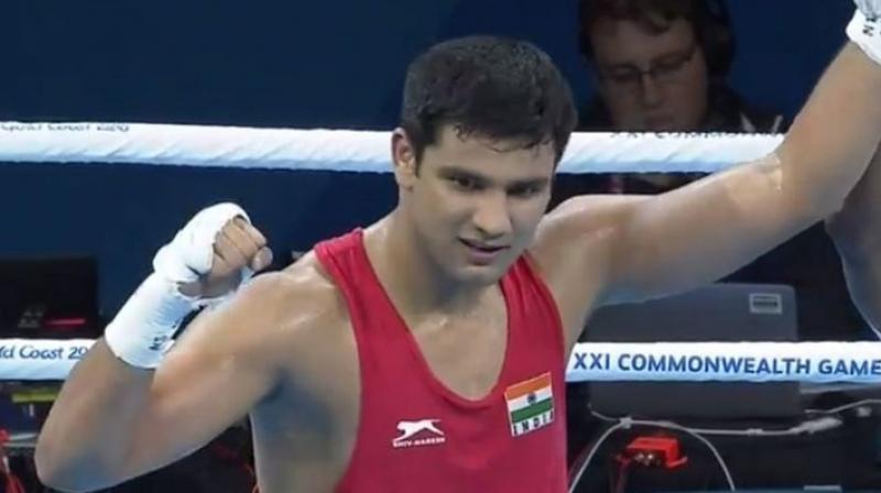 19-year-old Naman lost to crowd favourite Jason Whateley in another exciting contest in the heavyweight 91kg category.(Photo: Twitter) 19-year-old Naman lost to crowd favourite Jason Whateley in another exciting contest in the heavyweight 91kg category.(Photo: Twitter)