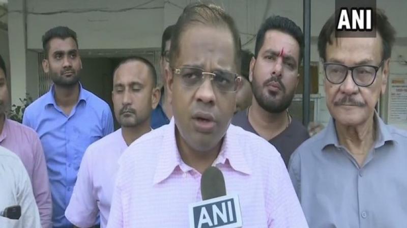 The complaint was lodged after Amit questioned Baghel over his 'closed-door meeting' with Adani Group officials in Delhi. (Photo: ANI) The complaint was lodged after Amit questioned Baghel over his 'closed-door meeting' with Adani Group officials in Delhi. (Photo: ANI)