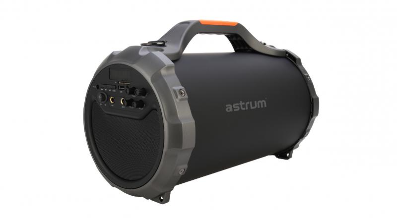 The speaker features a LED panel that displays working status and other information. The speaker features a LED panel that displays working status and other information.