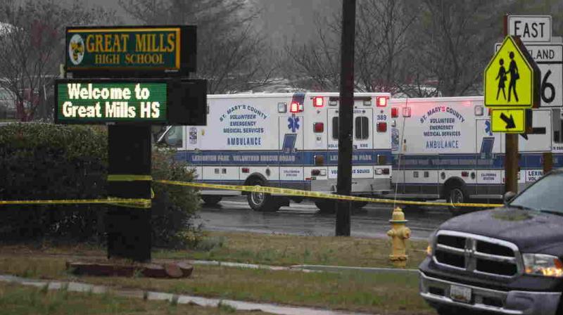 The Great Mills High School shooting came about five weeks after a massacre at a Florida high school left 14 students and three adult staff members dead and sparked a grassroots campaign for tougher laws on gun ownership. (Photo: AP/ Representational) The Great Mills High School shooting came about five weeks after a massacre at a Florida high school left 14 students and three adult staff members dead and sparked a grassroots campaign for tougher laws on gun ownership. (Photo: AP/ Representational)