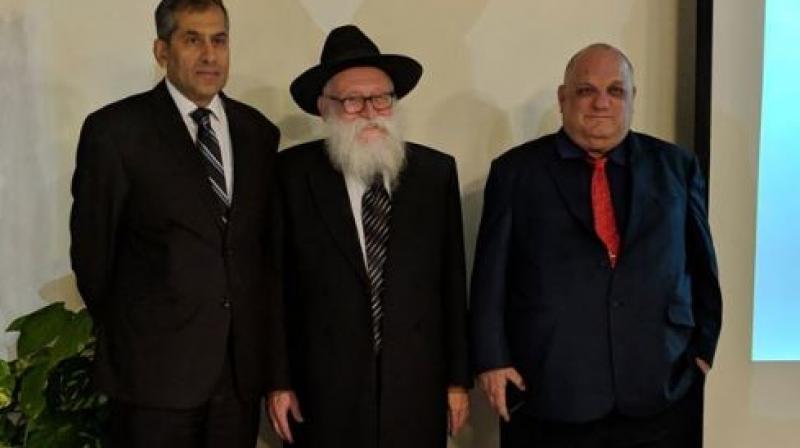 Members of the Ministry of Foreign Affairs of Israel pay tribute to the Mumbai terror attack victims. (Photo: Twitter | IndiainIsrael) Members of the Ministry of Foreign Affairs of Israel pay tribute to the Mumbai terror attack victims. (Photo: Twitter | IndiainIsrael)