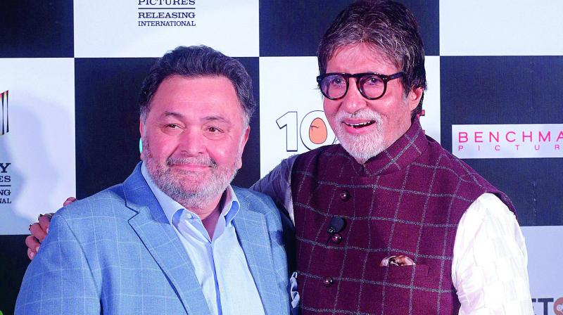 Rishi Kapoor and Amitabh Bachchan Rishi Kapoor and Amitabh Bachchan