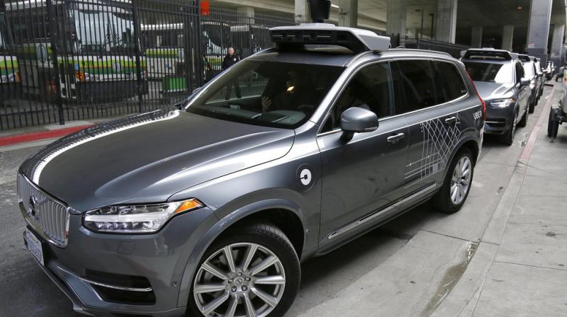 Uber suspended its program in Arizona and elsewhere immediately after one of its SUVs operating in autonomous mode hit and killed a woman crossing the street on a March night in Tempe, marking the first fatality involving a self-driving vehicle. Uber suspended its program in Arizona and elsewhere immediately after one of its SUVs operating in autonomous mode hit and killed a woman crossing the street on a March night in Tempe, marking the first fatality involving a self-driving vehicle.