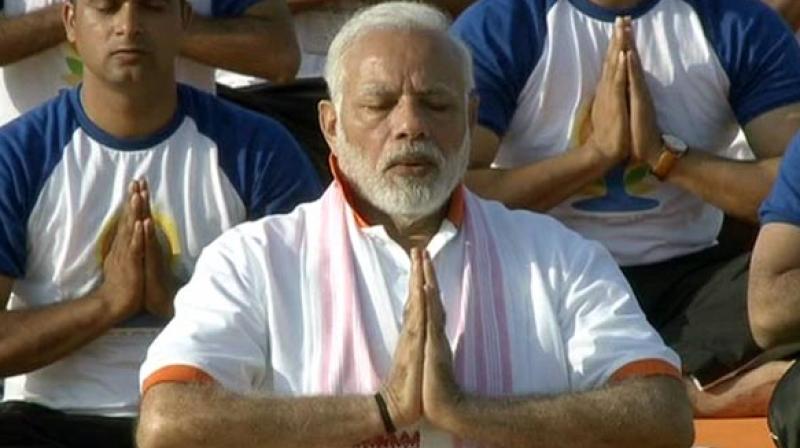 The Centre along with state governments is organising various yoga programmes on June 21 across the country. (Photo: ANI) The Centre along with state governments is organising various yoga programmes on June 21 across the country. (Photo: ANI)